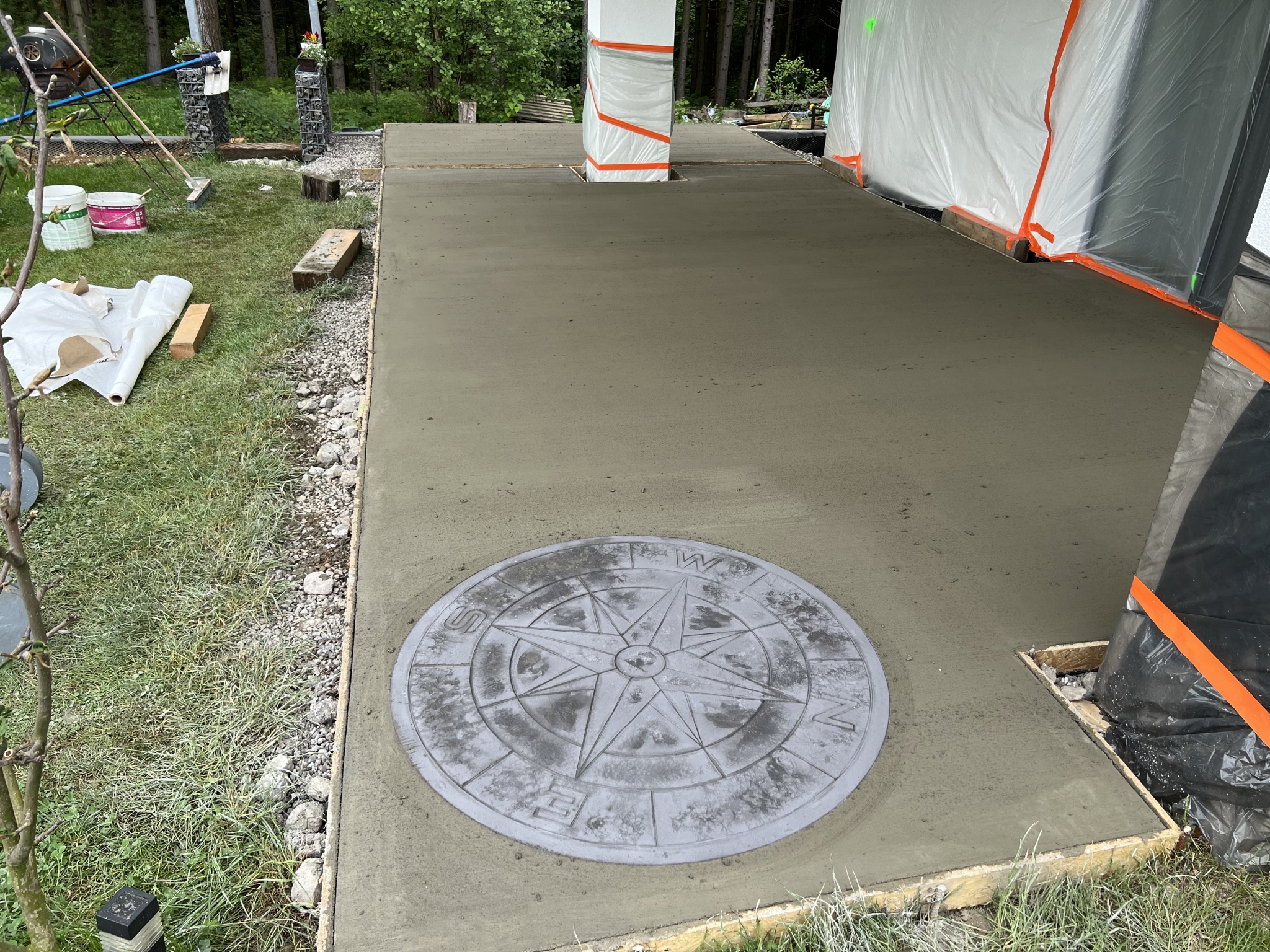 Realizace dekorativního betonu